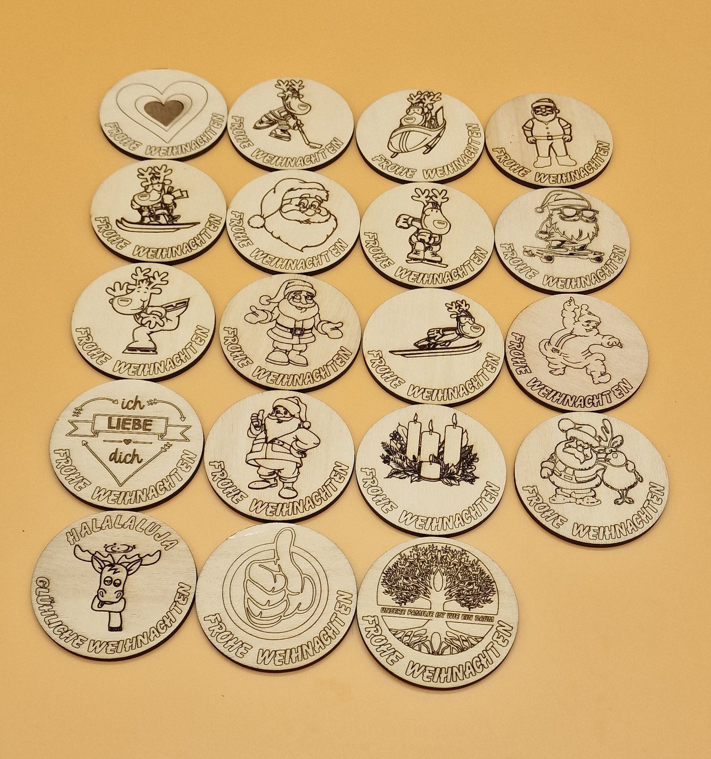 Magnetbutton Serie " Weihnachten "