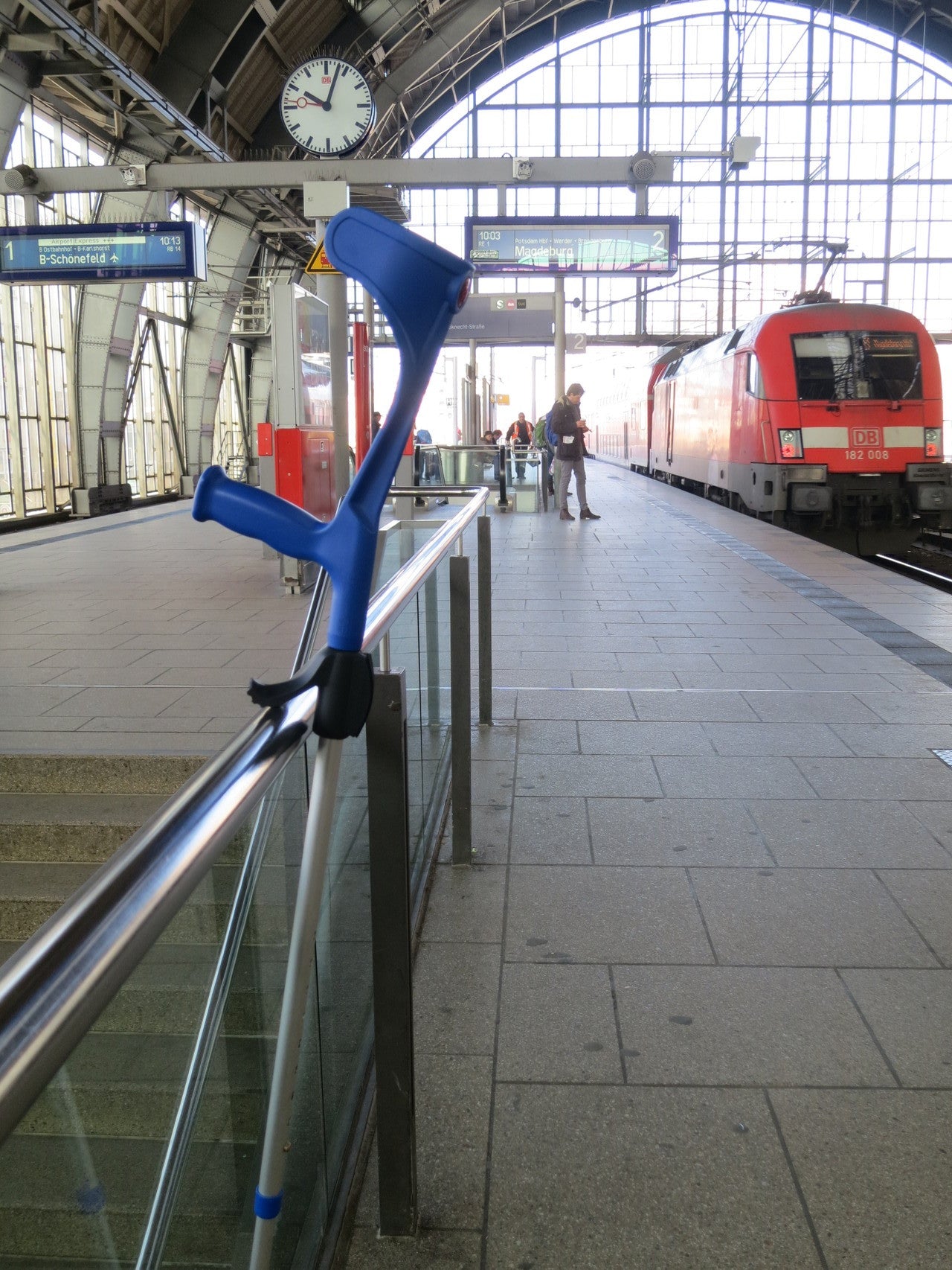 Stützenhalter für Gehhilfen