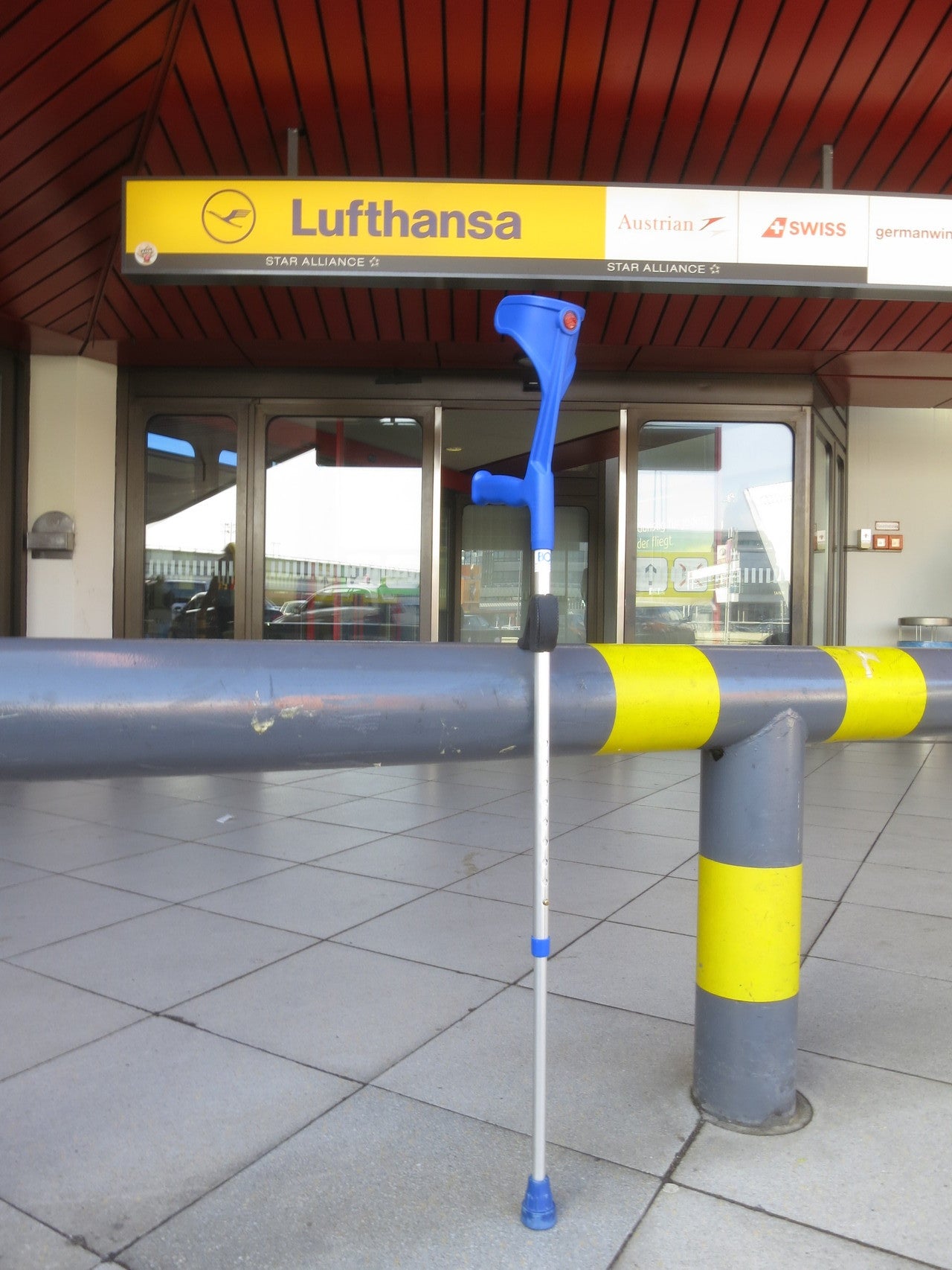 Stützenhalter für Gehhilfen