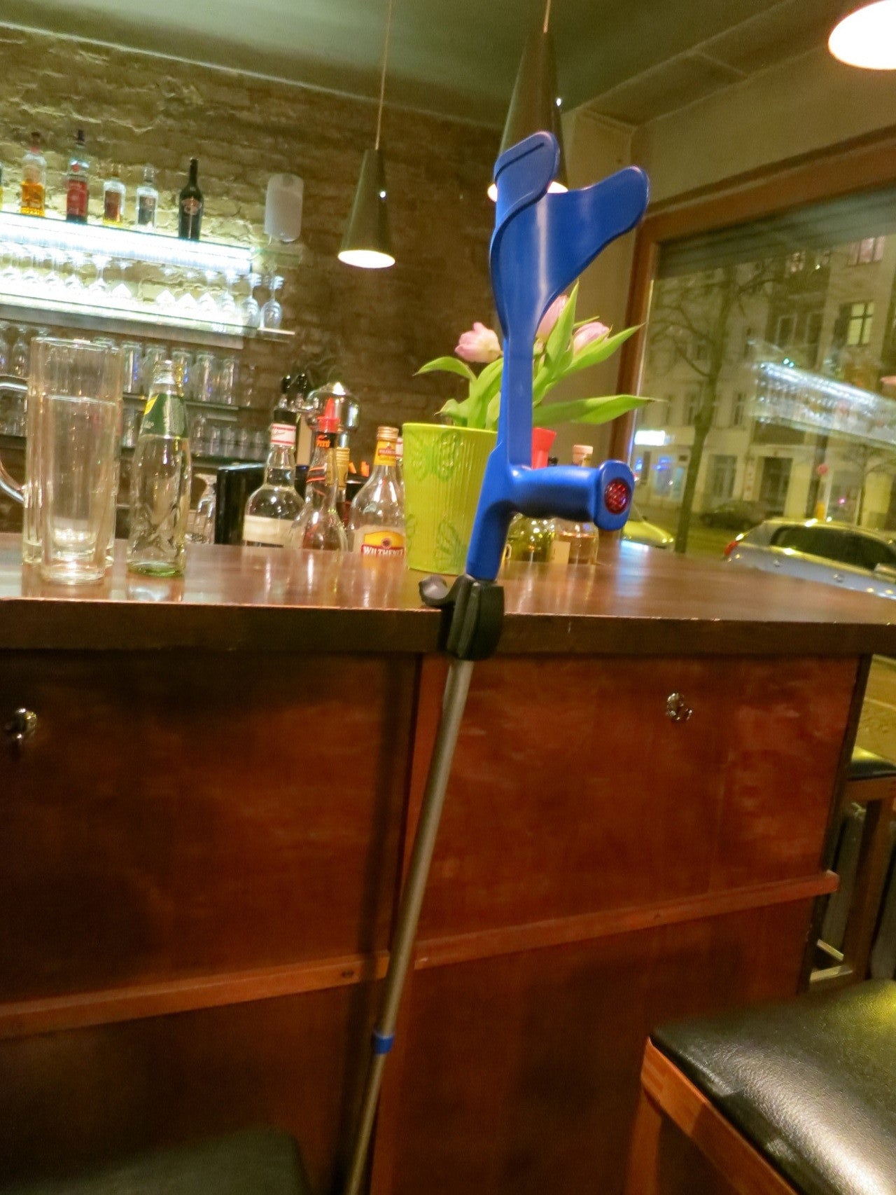 Stützenhalter für Gehhilfen